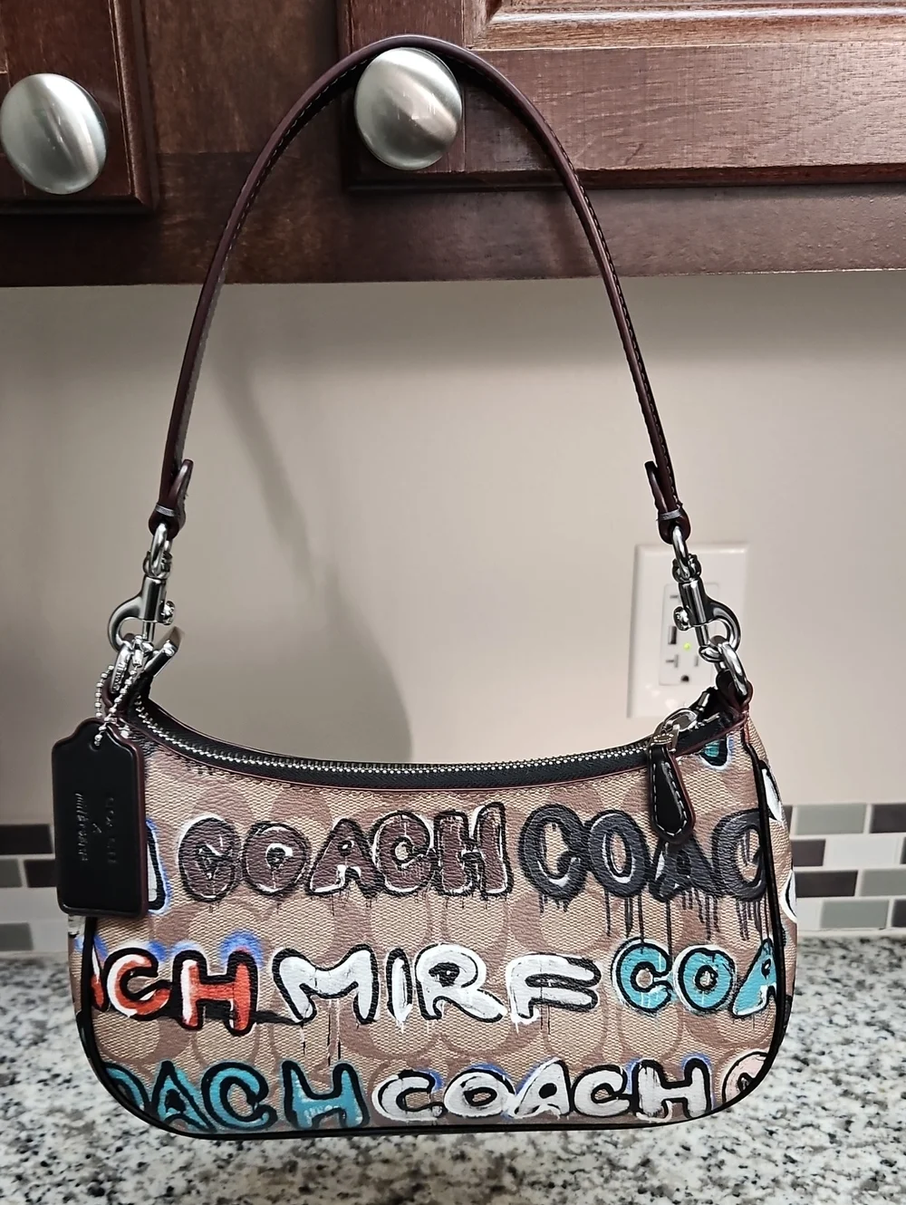 COACH X MINT+SERF TERRY CROSSBODY BAG